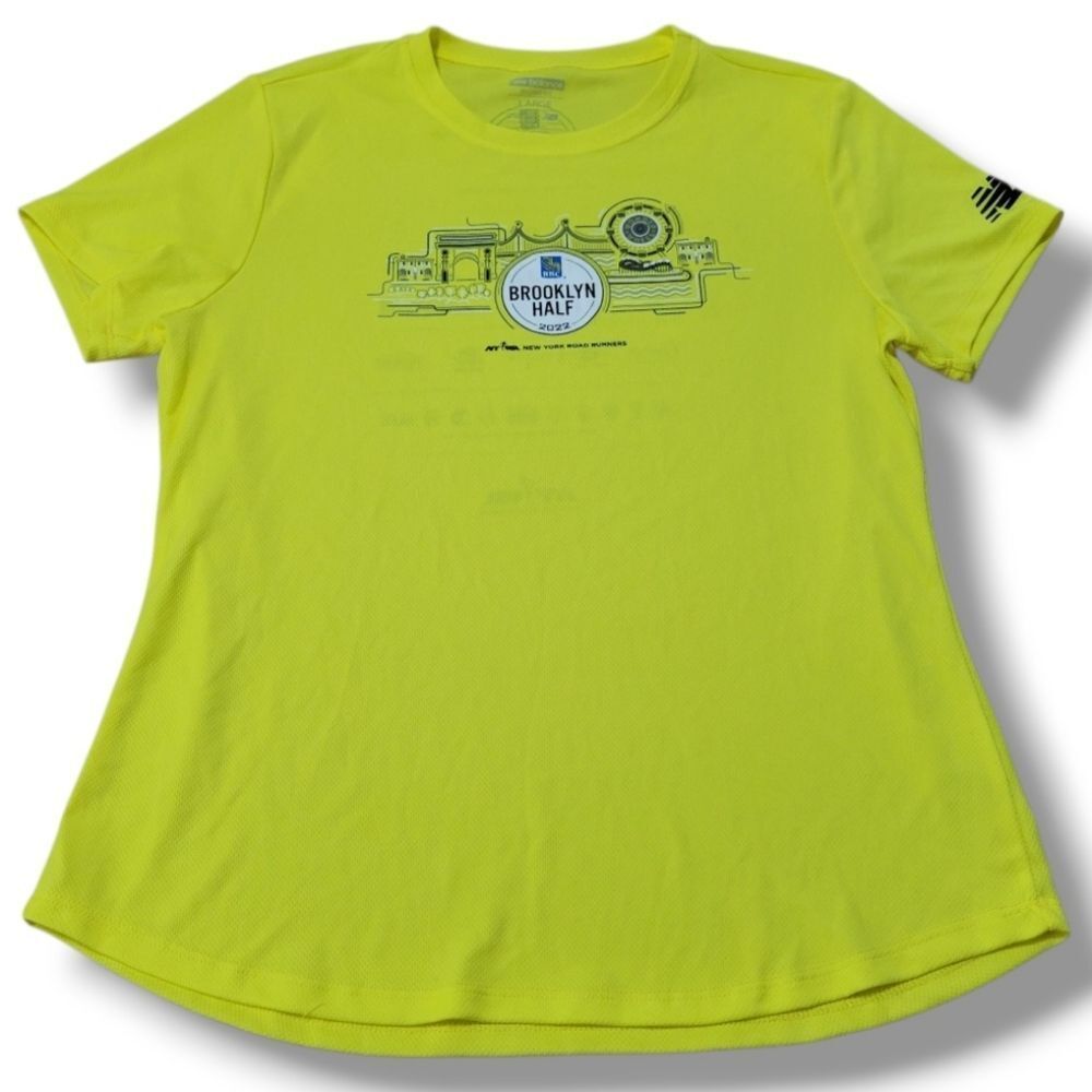 New Balance Top Size Large 2022 Boston Half Marathon New York Road Runners Shirt